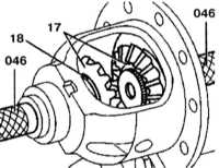  Разборка и сборка дифференциала Mercedes-Benz W203