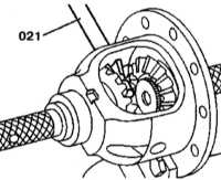  Разборка и сборка дифференциала Mercedes-Benz W203