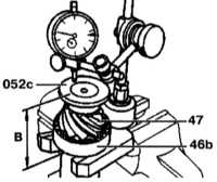  Определение толщины регулировочной прокладки и установка её в   корпус редуктора Mercedes-Benz W203