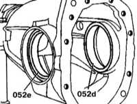  Определение толщины регулировочной прокладки и установка её в   корпус редуктора Mercedes-Benz W203